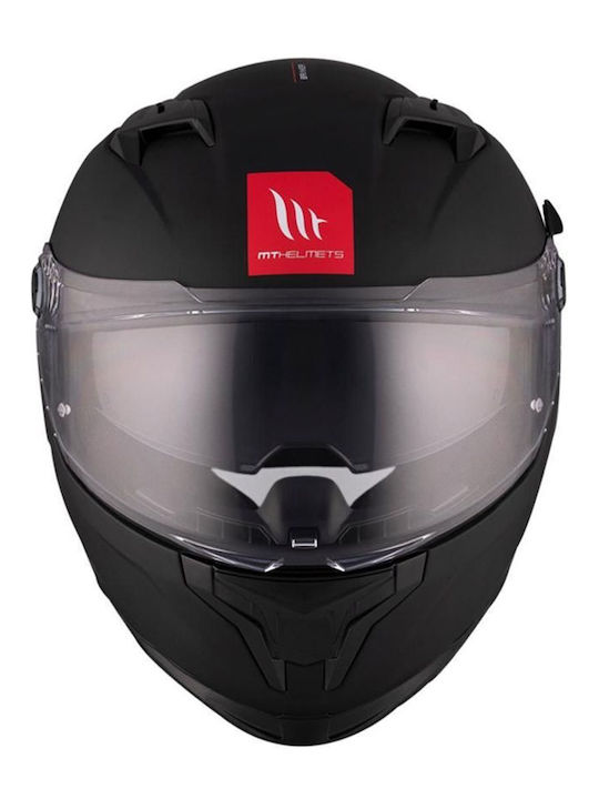 MT Braker SV Black Matt Motorcycle Helmet Full Face ECE 22.06 1600gr with Sunvisor