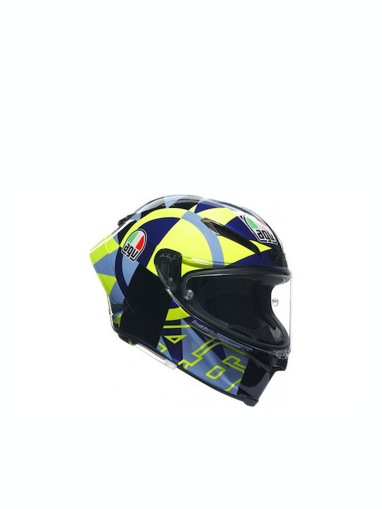 AGV Pista GP RR Soleluna 2022 Replica Motorradhelm Volles Gesicht ECE 22.06 1450gr mit Pinlock