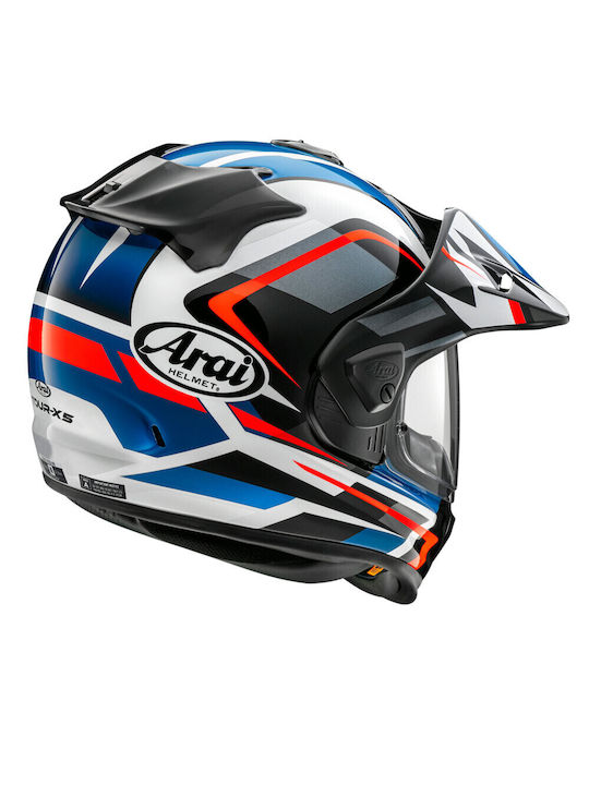 Arai Discovery Blue Motorradhelm Volles Gesicht