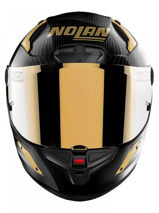 Nolan X-804 RS Ultra Carbon Golden Edition 3 Motorradhelm Volles Gesicht ECE 22.06