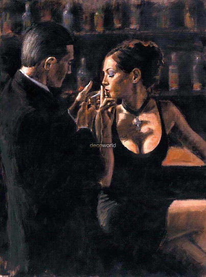 Με Ζευγάρι σε Καμβά 45x65 cm