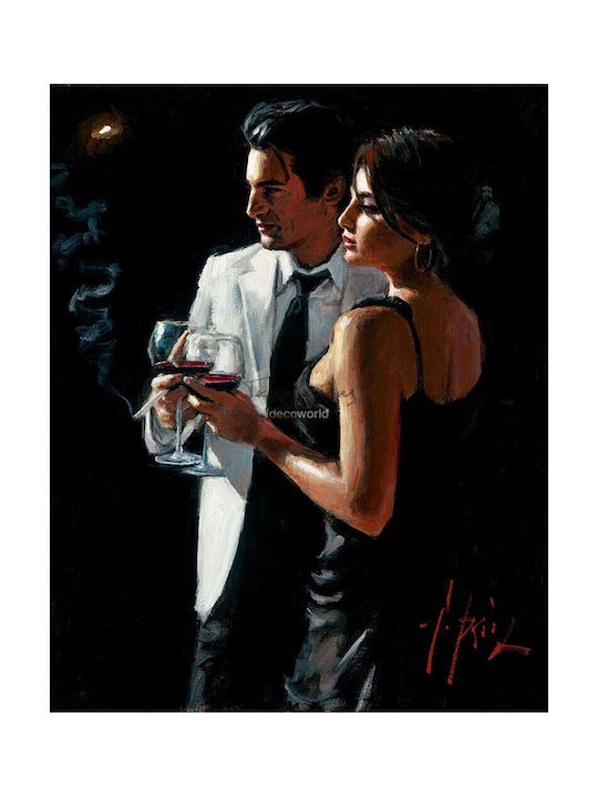 Με Ζευγάρι Πίνακας σε Καμβά 65x95cm
