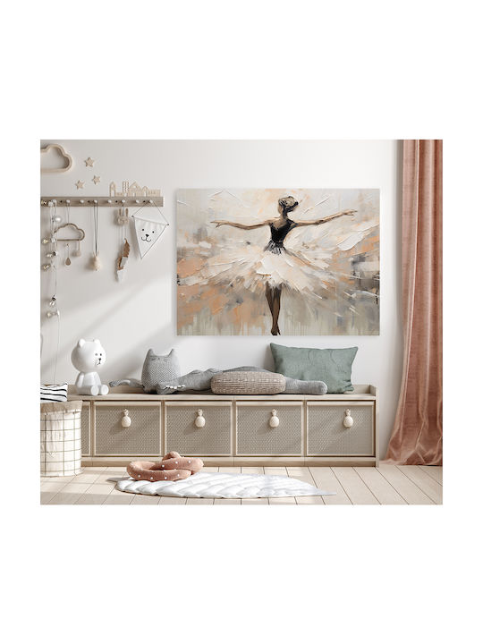 Ballerina in cream shades Painting on Canvas 65x95cm