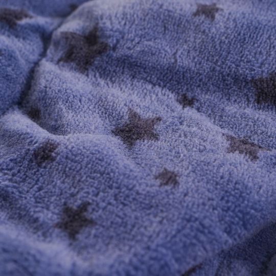 Cangaroo Cuddle Universal Waterproof Stroller Footmuff with Fleece Lining 80x46cm Blue