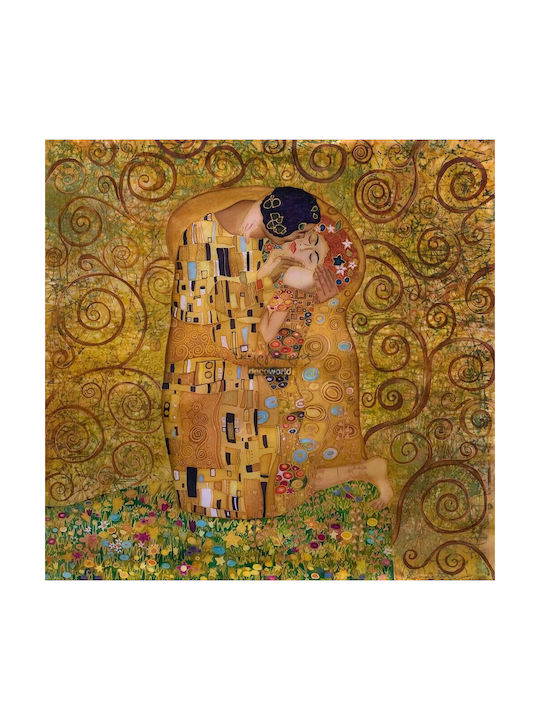 "the Kiss" Gustav Klimt Πίνακας σε Καμβά 80x80cm