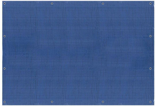 Waterproof Laminated Polyethylene Tarp 60g/m2 6x8m Blue