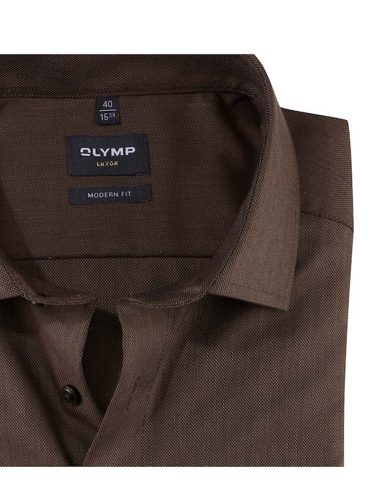 Olymp Luxor Men's Shirt CAFE