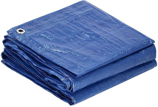 Wasserdichte laminierte Polyethylen-Plane 60g/m² 4x6m Blau