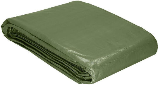 Prelată laminată impermeabilă din polietilenă 120g/m2 2x4m Verde