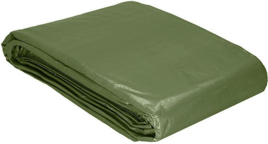 Prelată laminată impermeabilă din polietilenă 120g/m2 2x4m Verde