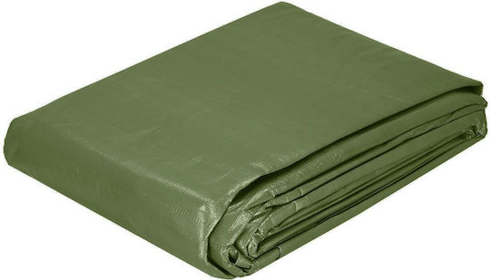 Prelată laminată impermeabilă din polietilenă 120g/m2 2x4m Verde