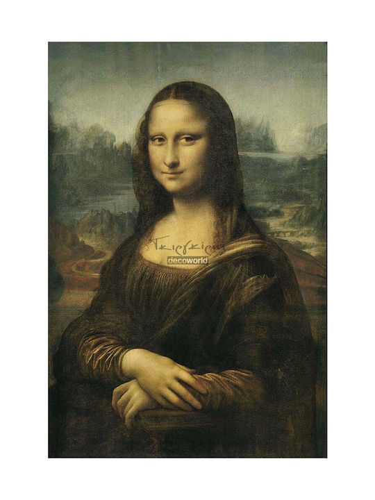 Painting Copy of Da Vinci on Canvas 45x65cm