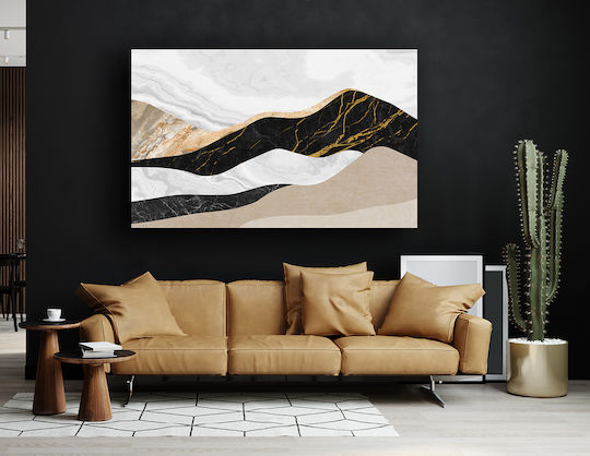 Canvas Painting Abstract Marble Designs Knv2492 80cm X 120cm