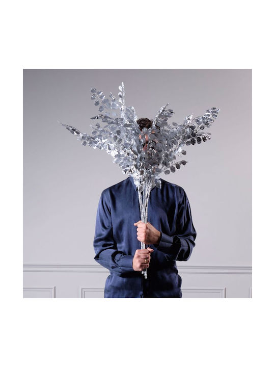 Artificial Decorative Branch Ficus Lyrata Silver 95cm Supergreens