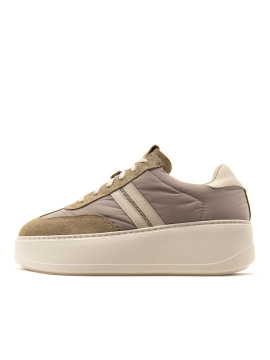 L'estrosa Flatforms Sneakers Ecru - Beige