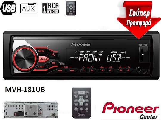 Pioneer MVH-181 UB Auto-Audiosystem 1 DIN USB