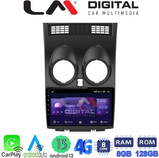 LM Digital Car Audio System for Nissan Qashqai 2007-2013 (Bluetooth/USB/WiFi/GPS/Apple-Carplay/Android-Auto) with Touch Screen 9"