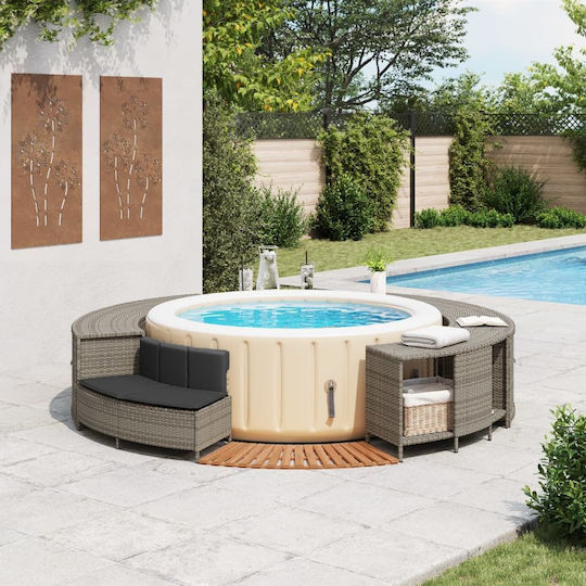 vidaXL Spa / Υδρομασάζ 365613