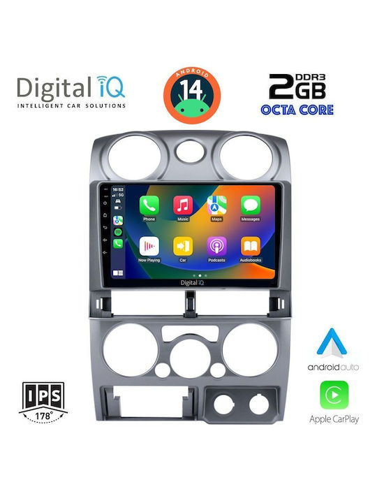 Digital IQ Ηχοσύστημα Αυτοκινήτου Isuzu D-Max 2008-2012 (Bluetooth/USB/WiFi/GPS/Apple-Carplay/Android-Auto) με Οθόνη Αφής 9"