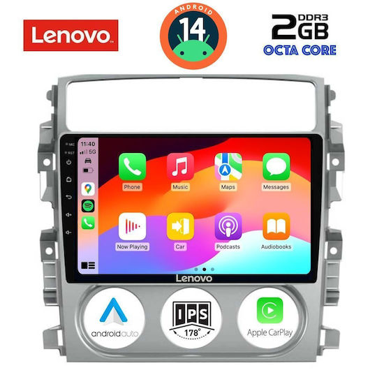 Lenovo Car Audio System for Suzuki Liana 2001-2007 (Bluetooth/USB/AUX/WiFi/GPS/Apple-Carplay/Android-Auto) with Touch Screen 9"