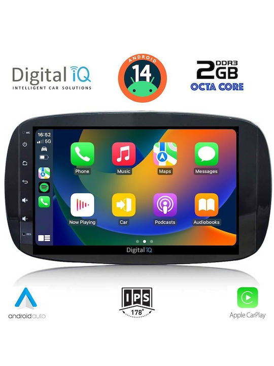 Digital IQ Car-Audiosystem 2016> (Bluetooth/USB/AUX/WiFi/GPS) mit Touchscreen 9"