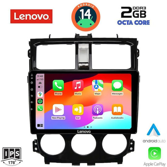 Lenovo Автомобилна Аудио Система (Блутут/USB/AUX/WiFi/GPS/Apple-Carplay/Android-Auto) с Тъчскрийн 9"