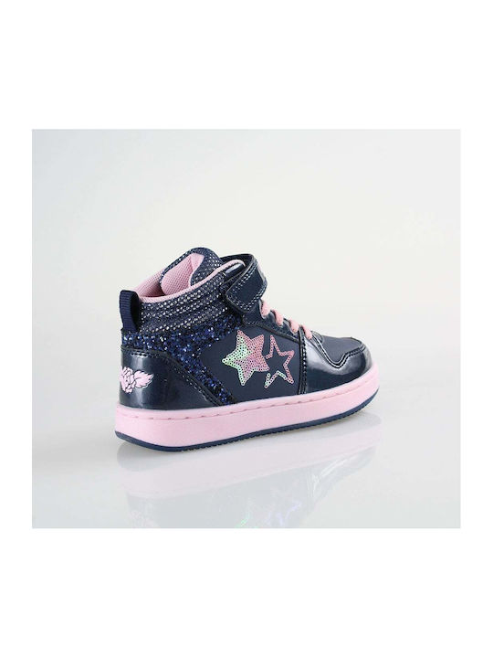 Lelli Kelly Kids Sneakers High with Scratch Blue