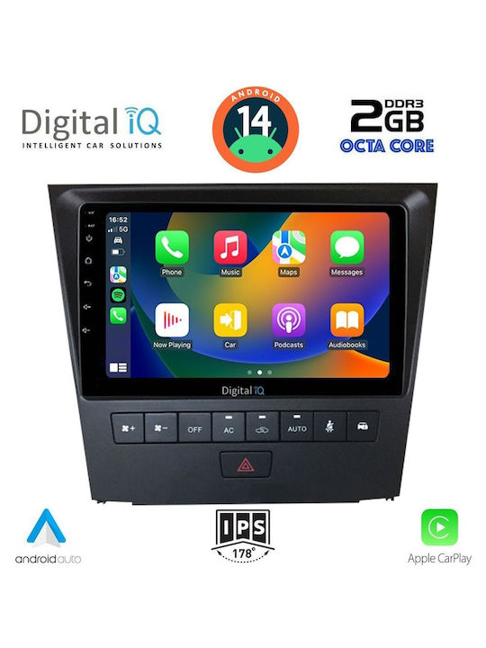 Digital IQ Ηχοσύστημα Αυτοκινήτου 2004-2011 (Bluetooth/USB/AUX/WiFi/GPS/Apple-Carplay/Android-Auto) με Οθόνη Αφής 9"