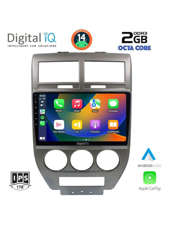 Digital IQ Car Audio System for Jeep Compass / Patriot 2007-2016 (Bluetooth/USB/AUX/WiFi/GPS) with Touch Screen 10"