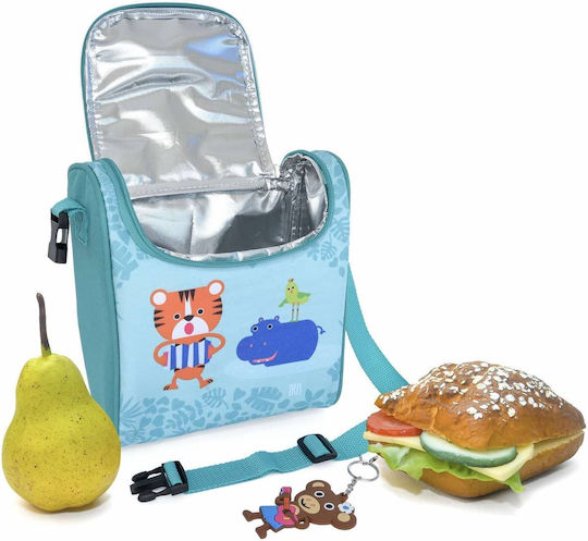 Iris Barcelona Funny Jungle Schulische Isothermische Hand-Lunch-Tasche 3.5Es Snack Rico 18.5 x 10.5 x 22cm