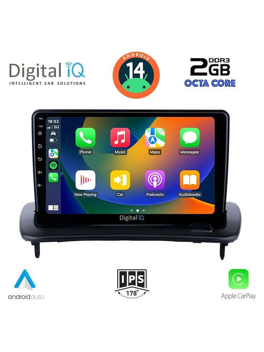 Digital IQ Sistem Audio Auto pentru Volvo C30 / S40 2005-2013 (Bluetooth/USB/AUX/WiFi/GPS) cu Ecran Tactil 9"