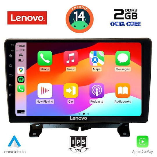 Lenovo Ηχοσύστημα Αυτοκινήτου για Land Rover Discovery / Range Rover Sport 2004-2009 (Bluetooth/USB/AUX/WiFi/GPS/Apple-Carplay/Android-Auto) με Οθόνη Αφής 9"