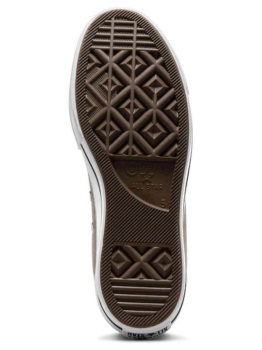Chuck Taylor All Star Lift Platform Γυναικεία Μποτάκια Καφέ A12309C