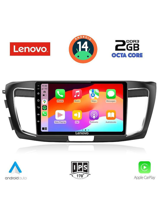 Lenovo Car Audio System for Honda Accord 2008-2013 (Bluetooth/USB/AUX/WiFi/GPS) with Touch Screen 9"