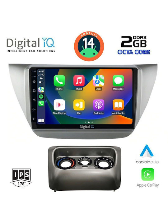 Digital IQ Car Audio System for Mitsubishi Lancer 2000-2007 (Bluetooth/USB/AUX/WiFi/GPS) with Touch Screen 9"