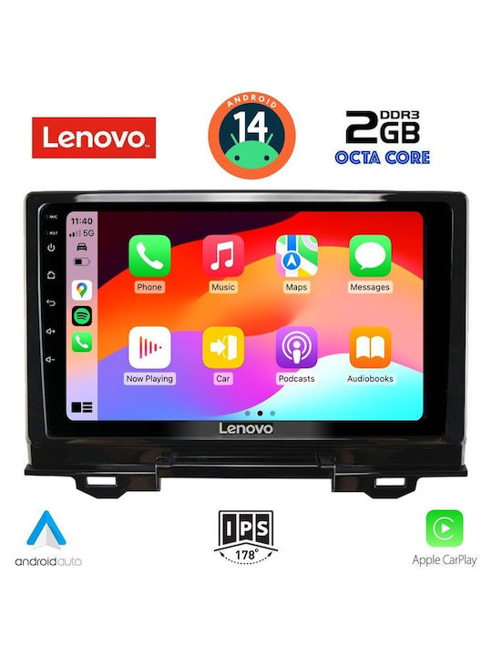 Lenovo Car Audio System for Honda HR-V 2021> (Bluetooth/USB/AUX/WiFi/GPS) with Touch Screen 9"