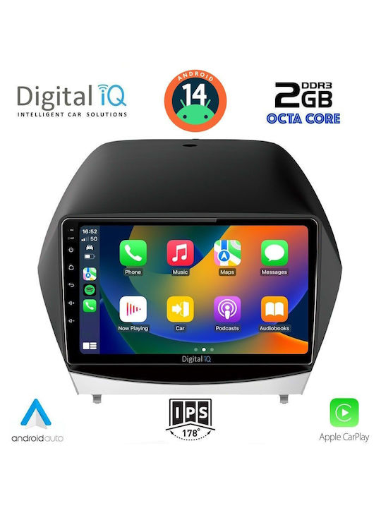 Digital IQ Car Audio System for Hyundai iX35 2010-2015 (Bluetooth/USB/AUX/WiFi/GPS) with Touch Screen 10"