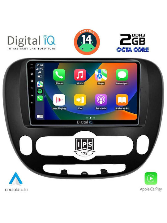 Digital IQ Car Audio System for Kia Soul 2014> (Bluetooth/USB/AUX/WiFi/GPS) with Touch Screen 9"