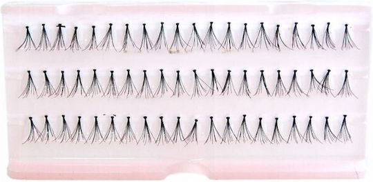 Set 60 Falsche Wimpern Zola 9 mm Größe 0,1 mm Dicke Wimpernverlängerung Schwarz
