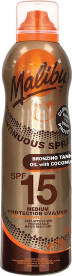 Malibu Oil Spf15 Coconut Oil 175ml + Aloe After Sun Gel 200ml