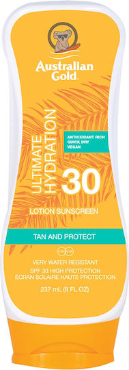 Australian Gold Spf30 Sunscreen Cream + Moisture Lock 237ml