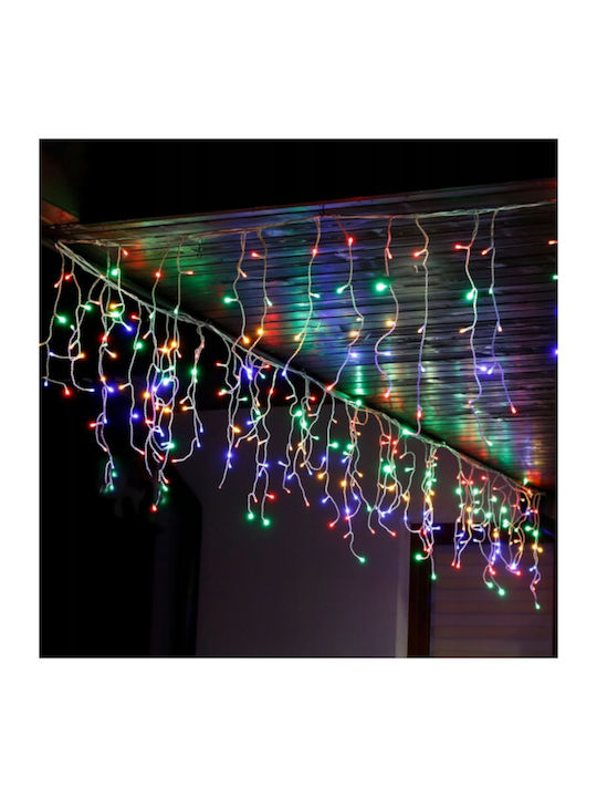 300 Λαμπάκια LED 12μ. Πολύχρωμα τύπου Κουρτίνα
