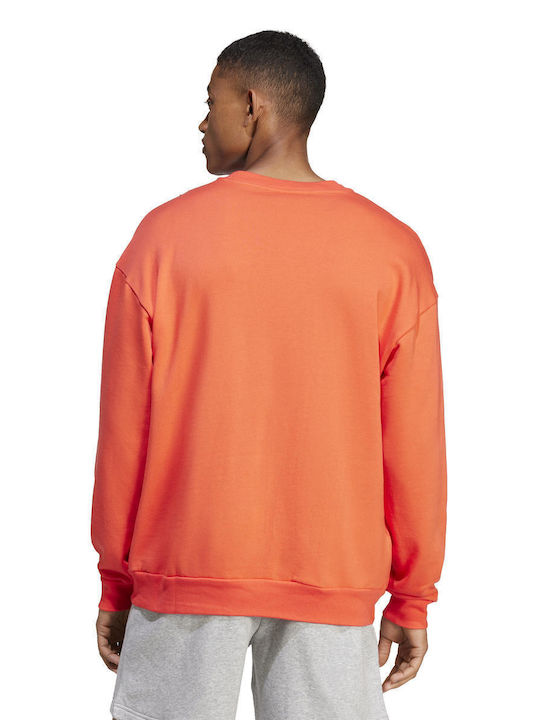 Adidas Men's Sweatshirt Orange