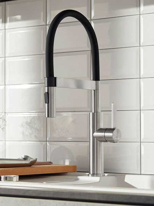 Blanco Sonea-s Flexo Kitchen Faucet Counter Gray