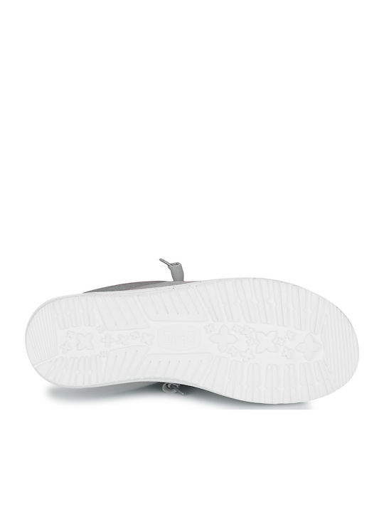 Wally Stretch Canvas Мъжки мокасини в Сив цвят