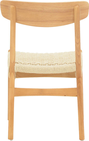 Eaprine Wooden Dining Room Chair Natural 49x53x77cm