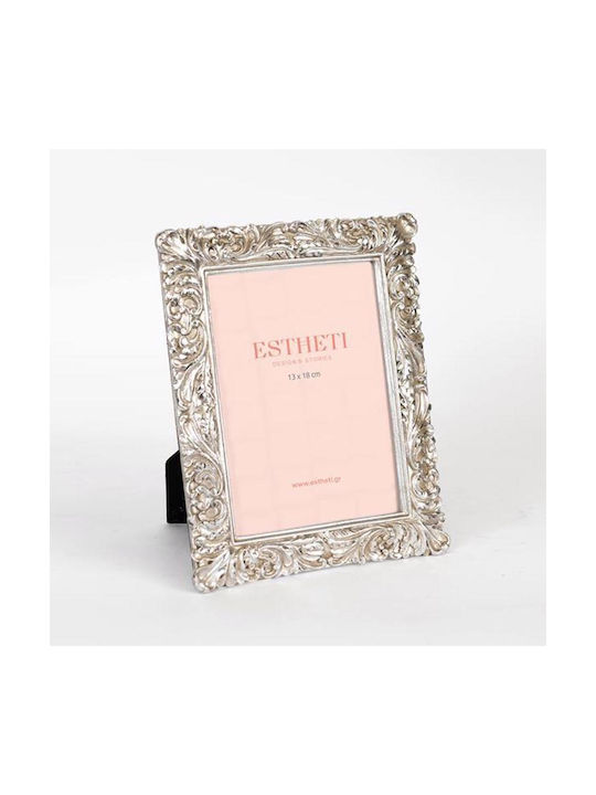 Estheti Home Frame Resin Silver 13x18cm 756-12025