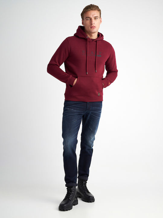 Sonic Sweatshirt mit Kapuze Bordeaux