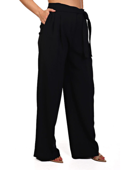 Hugo Boss Women's Fabric Trousers Black