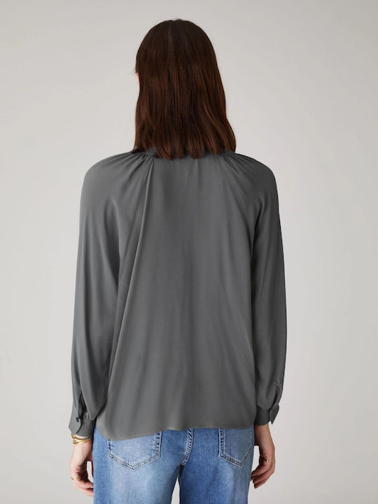 Emme Marella Damen Bluse Dark Grey